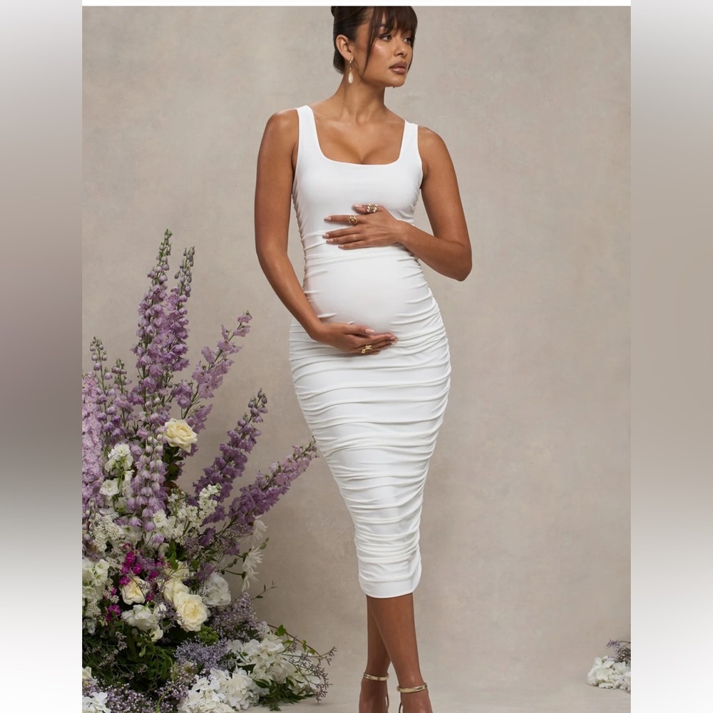 Club London Lisbon Maternity ruched dress